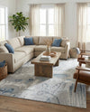 Aegean Elegance Washables Collection Area Rug -  Paros Rectangle Ivory Gray  lifestyle 3