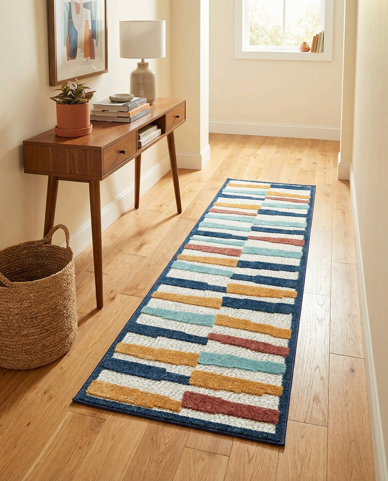Caribbean Terrace Collection Area Rug -  Jamaica Runner Ivory  lifestyle 39