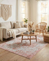 Aegean Elegance Washables Collection Area Rug -  Serifos Rectangle Rose Pink  lifestyle 35