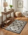 Savannah Elegance Collection Area Rug -  Tybee (Gray) Rectangle Gray  lifestyle 14