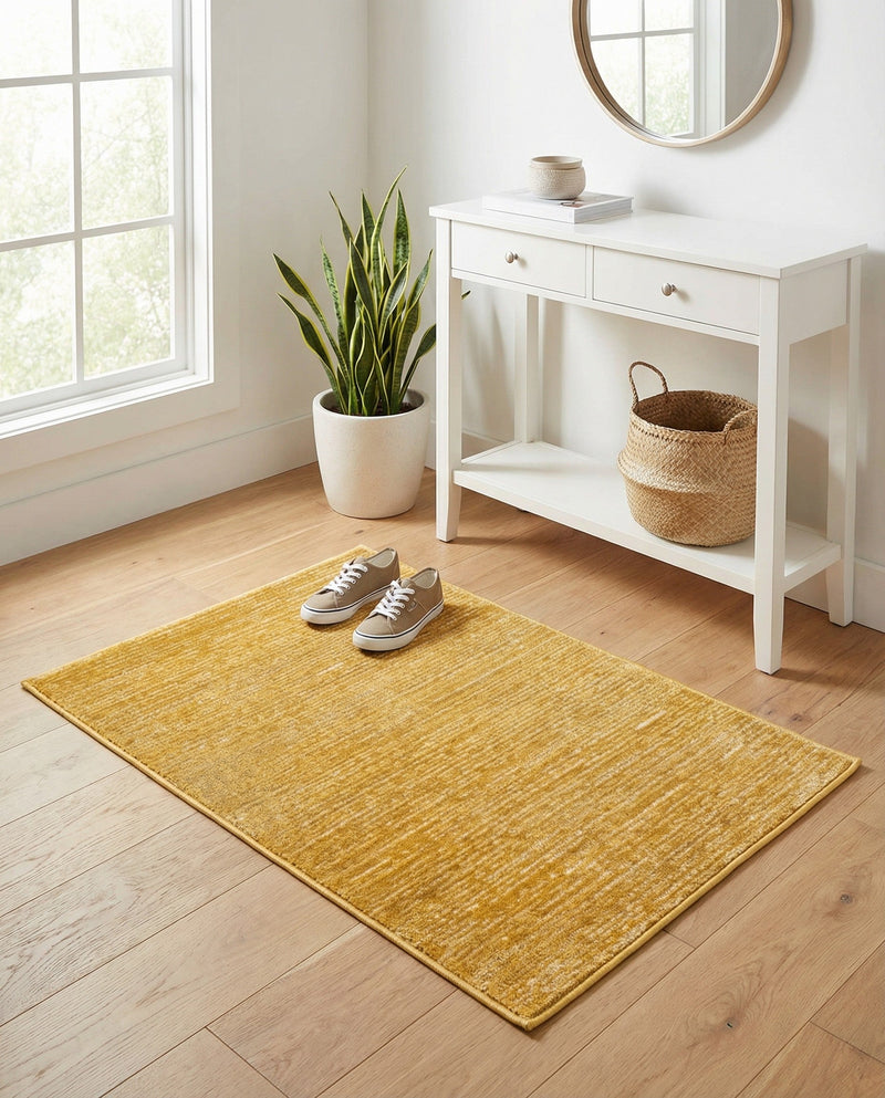Bloomsbury Elegance Collection Area Rug -  Kensington (Yellow) Rectangle Yellow  lifestyle 3