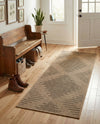Sahara Sands Collection Area Rug -  Merimde Runner Natural  lifestyle 67
