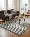 Copenhagen Edge Collection Area Rug -  Vesterbro Rectangle Gray  lifestyle 26
