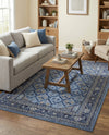 Horizon Collection Area Rug -  Aurora Rectangle Blue  lifestyle 21