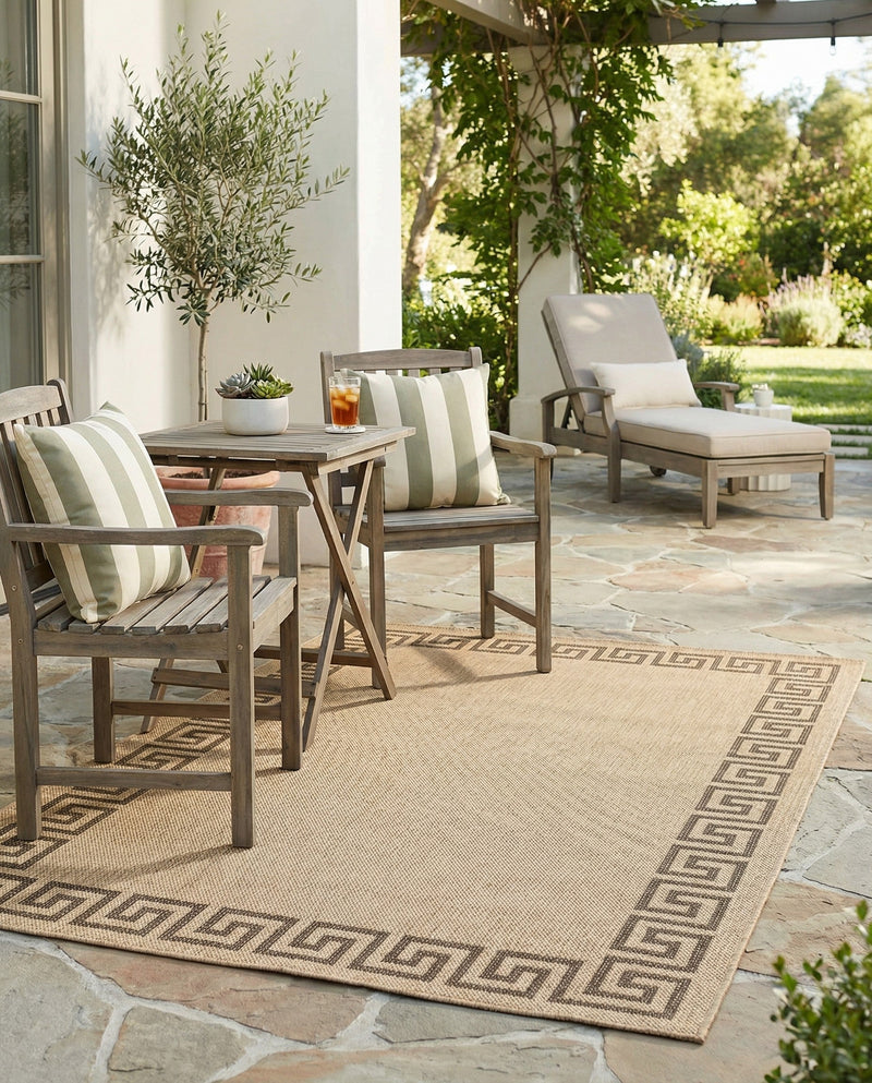 Sahara Sands Collection Area Rug -  Elephantine Rectangle Natural  lifestyle 8