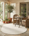 Bloomsbury Elegance Collection Area Rug -  Kensington (Ivory) Oval Ivory  lifestyle 74