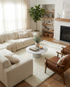 Cozy Comfort Shag Collection Area Rug - Haven (White) Rectangle White  lifestyle 5