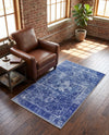 Heritage Elegance Collection Area Rug -  Windsor (Navy Blue) Rectangle Navy Blue  lifestyle 12