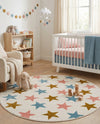 Wonder Tykes Collection Area Rug -  Fantasia Round Multi  lifestyle 49