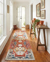 Parisian Elegance Collection Area Rug - Versailles (Rust Red) Runner Rust Red  lifestyle 79