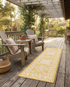 Tribal Terrace Treasures Collection Area Rug -  Incan Isle (Yellow) Runner Yellow  lifestyle 68
