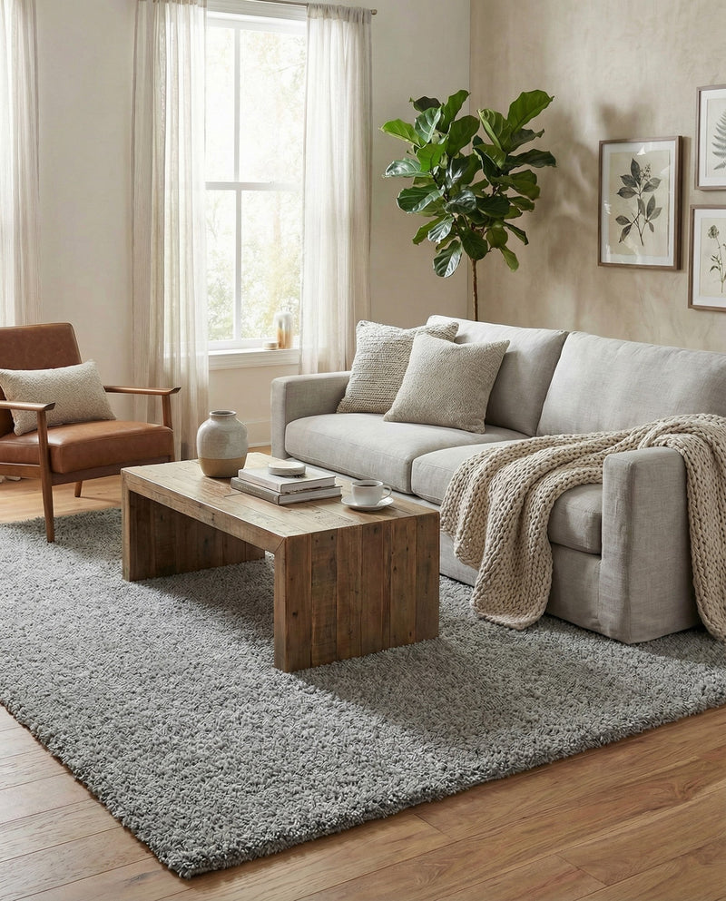 Alpine Plush Collection Area Rug - Verbier Rectangle LGrey  lifestyle 26