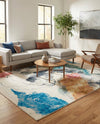 Urban Terrace Collection Area Rug -  Arbor Rectangle Multi  lifestyle 4