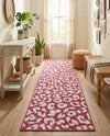 Savannah Escape Collection Area Rug -  Amazon (Magenta) Runner Magenta  lifestyle 43
