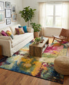 Marrakesh Elegance Collection Area Rug -  Draa Rectangle Multi  lifestyle 9