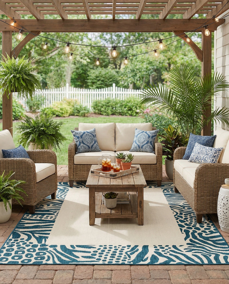 Savannah Escape Collection Area Rug - Serengeti Rectangle Ivory  lifestyle 18