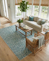 Urban Oasis Rugs Collection Area Rug -  Terrace (Teal) Rectangle Teal  lifestyle 6