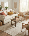 Marrakech Lattice Collection Area Rug - Medina (Beige) Rectangle Beige  lifestyle 20