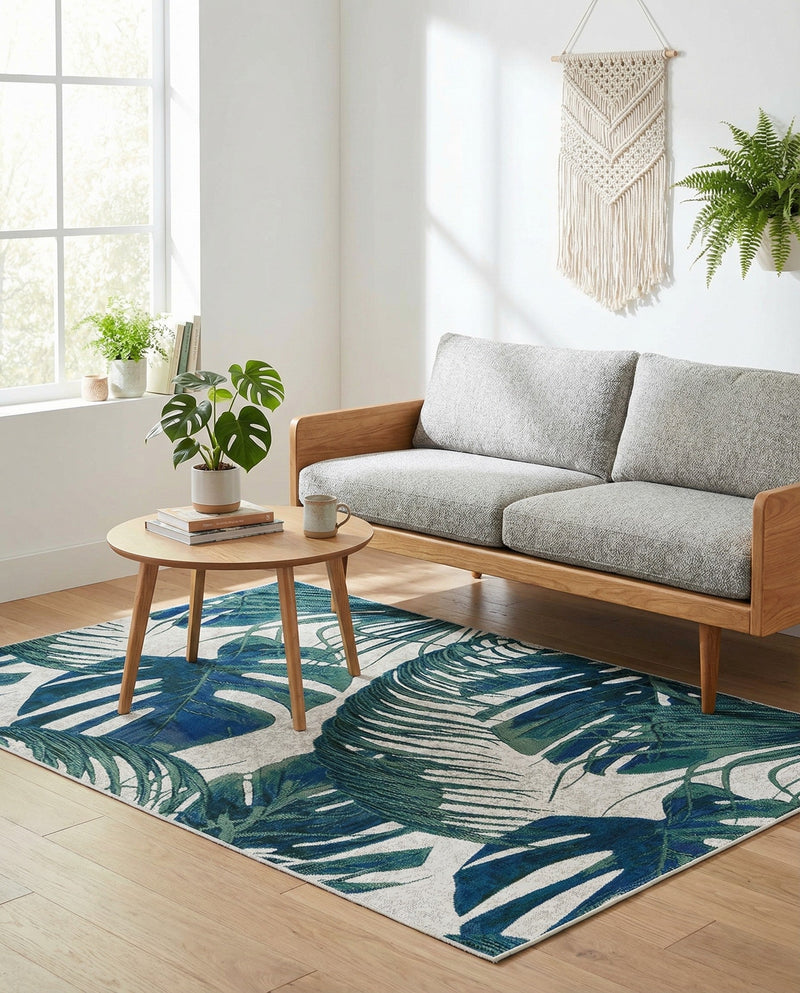 Meadow Breeze Collection Area Rug -  Clover Rectangle Ivory  lifestyle 15