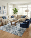 Luminara Sands Collection Area Rug - Elysium (Vintage Blue) Rectangle Vintage Blue  lifestyle 20