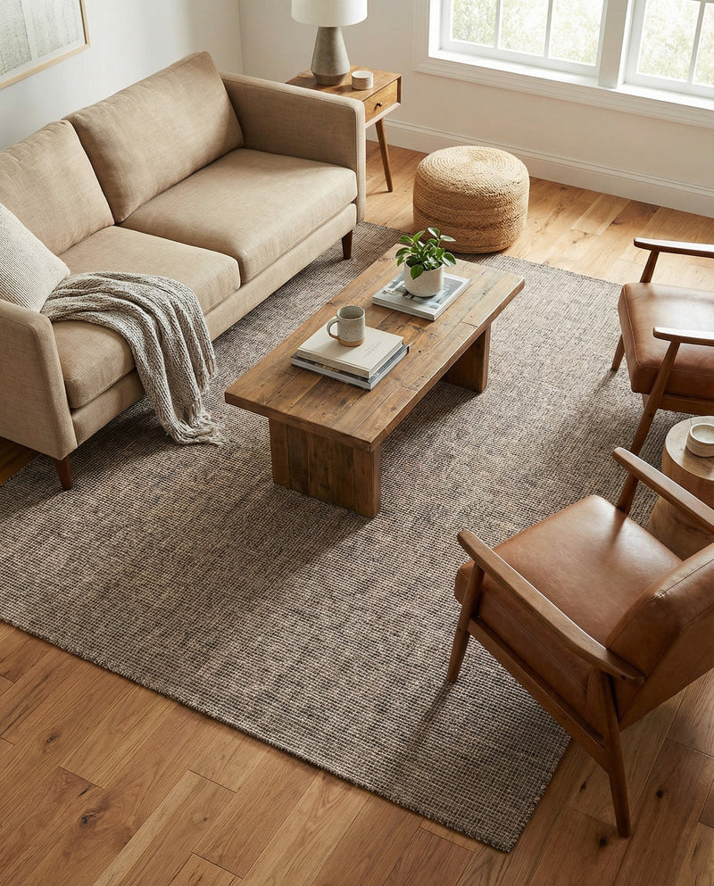 Seaside Serenity Collection Area Rug - Veranda (Light Brown) Rectangle Light Brown  lifestyle 27