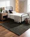 Cozy Comfort Shag Collection Area Rug - Haven (Smoke Gray) Rectangle Smoke Gray  lifestyle 11