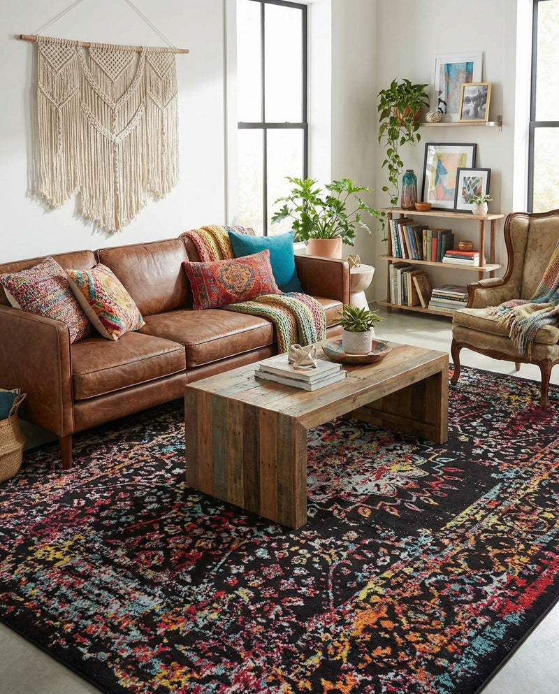 Brighton Terrace Collection Area Rug -  Withdean Rectangle Multi  lifestyle 14