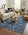 Horizon Collection Area Rug -  Aurora Rectangle Blue  lifestyle 7