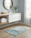 Serenity Sands Collection Area Rug - Dunescape Rectangle Blue  lifestyle 14