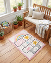 Wonder Tykes Collection Area Rug -  Swirl Rectangle Ivory  lifestyle 13