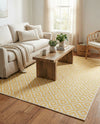 Urban Oasis Rugs Collection Area Rug -  Rooftop (Yellow Ivory) Rectangle Yellow Ivory  lifestyle 20