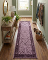Horizon Collection Area Rug -  Apex (Purple) Runner Purple  lifestyle 57