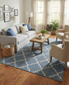 Savannah Pergola Collection Area Rug - Arbor (Navy Blue) Rectangle Navy Blue  lifestyle 25