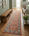 Casablanca Tapestry Collection Area Rug -  Marrakech (Salmon) Runner Salmon  lifestyle 26