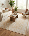 Tribal Terrace Treasures Collection Area Rug -  Incan Isle (Natural) Rectangle Natural  lifestyle 33