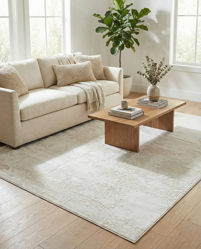 Bloomsbury Elegance Collection Area Rug -  Belgravia Rectangle Ivory  lifestyle 56