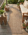 Seaside Stripes Collection Area Rug -  Boardwalk (Natural) Runner Natural  lifestyle 34