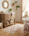 Sahara Chic Collection Area Rug - Marrakech Rectangle Pink  lifestyle 28