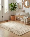 Savannah Weave Collection Area Rug - Serengeti Rectangle Ivory  lifestyle 44