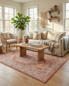 Patio Heritage Collection Area Rug -  Augusta (Rust Red) Rectangle Rust Red  lifestyle 18