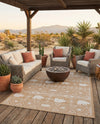 Mesa Oasis Rugs Collection Area Rug - Sundown Rectangle Taupe  lifestyle 26