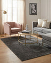 Hollywood Luxe Collection Area Rug -  Beverly (Gray Silver) Rectangle Gray Silver  lifestyle 7