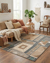 Savannah Sojourn Collection Area Rug -  Tsavo Rectangle Multi  lifestyle 22