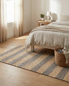 Woven Seaside Jute Collection Area Rug - Nantucket Rectangle Gray Ivory  lifestyle 15