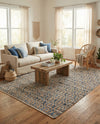 Osian Looms Collection Area Rug - Colaba Rectangle Navy Blue  lifestyle 16