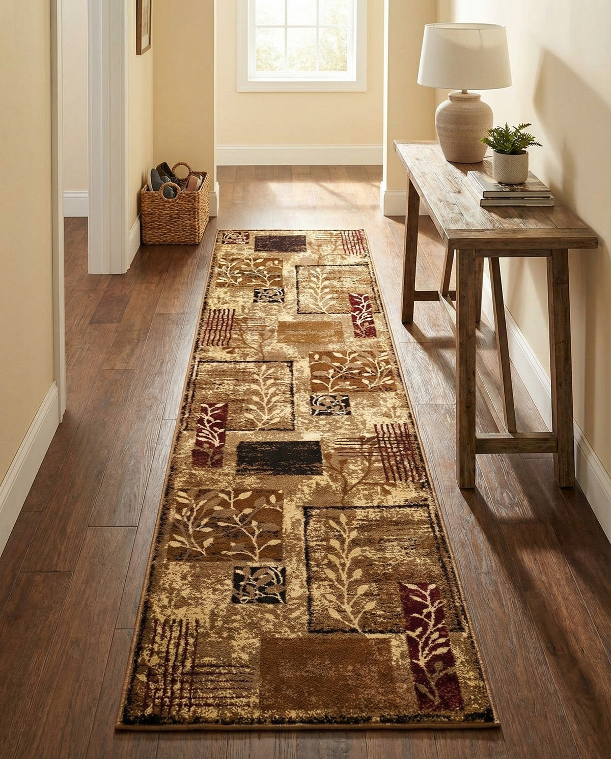 Bistro Lounge Collection Area Rug -  Affogato Runner Beige  lifestyle 151
