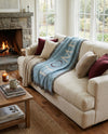 Fleece Haven Collection Area Rug -  Rhinelander Rectangle Blue  lifestyle 3