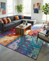 Urban Terrace Collection Area Rug -  Laneway Rectangle Multi  lifestyle 14