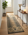 Urban Terrace Collection Area Rug -  Loft Runner Charcoal  lifestyle 79