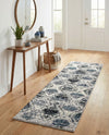 Marrakech Mosaic Collection Area Rug -  Atlas Runner Blue Gray  lifestyle 34